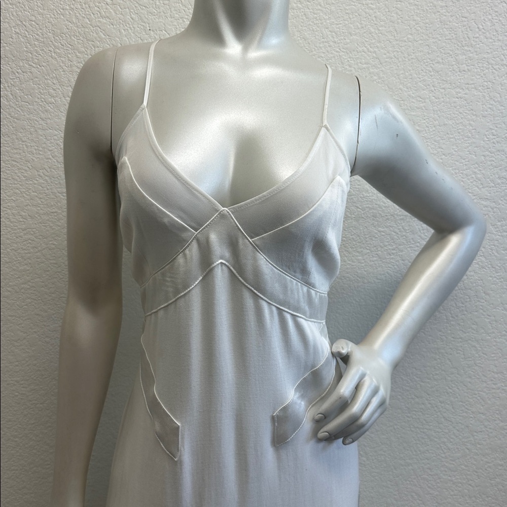 NWT Blessed are the Meek White Slip Dress - Picture 4 of 12
